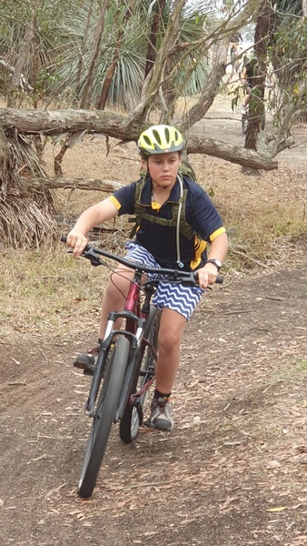 austin on bike