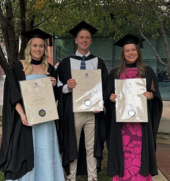 Lara Smith, Hugh Walker & Alice Harding