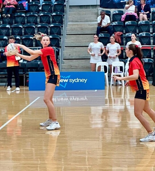 Elouise on the court